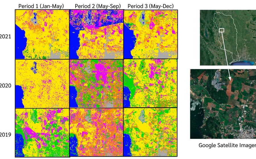Machine-Learning Land-Use Classification from Sentinel Imagery